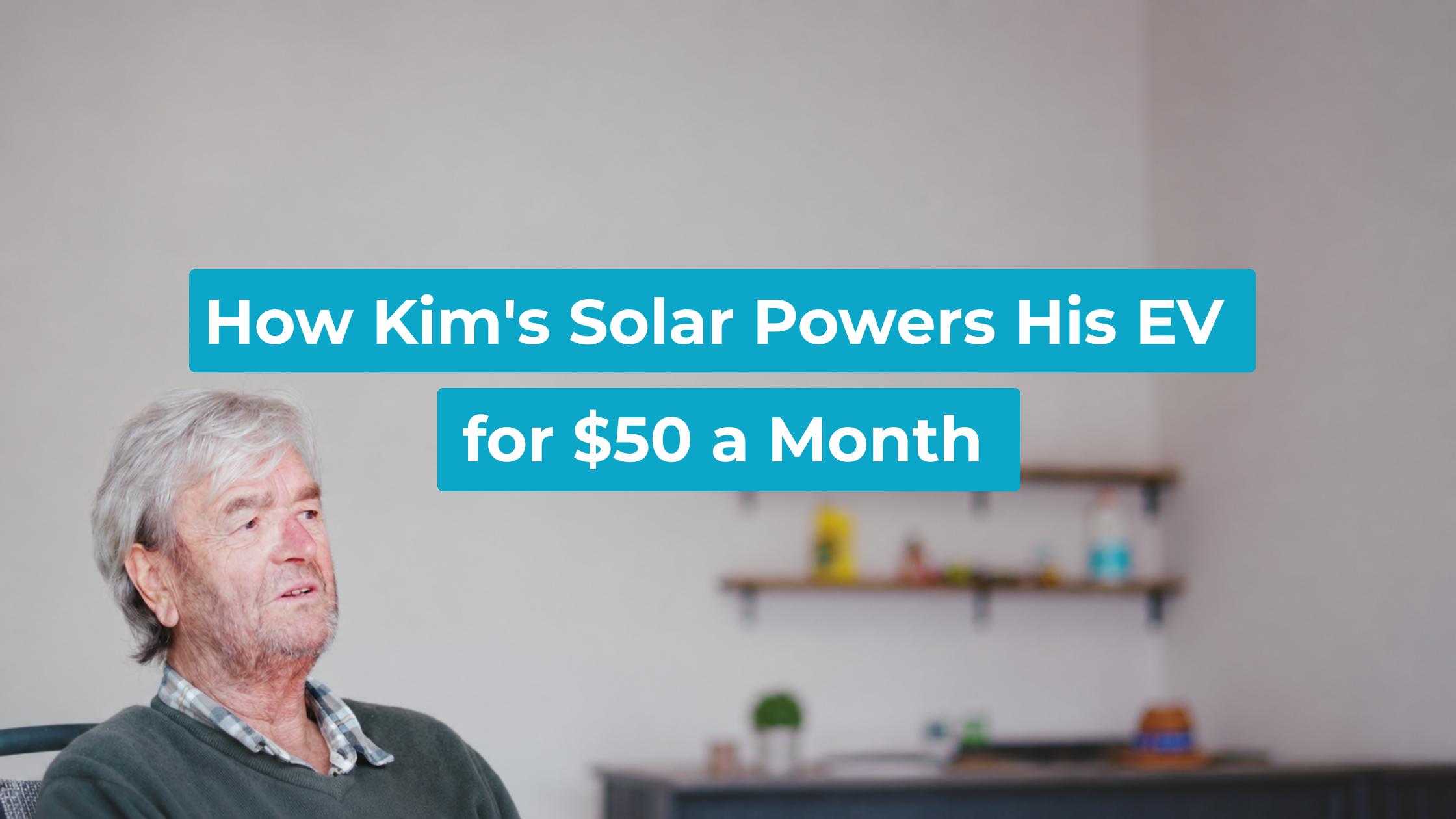 Kim Leevers, a Lenergy customer, sharing his solar powered EV charging story about running his electric vehicle for $50 a month.