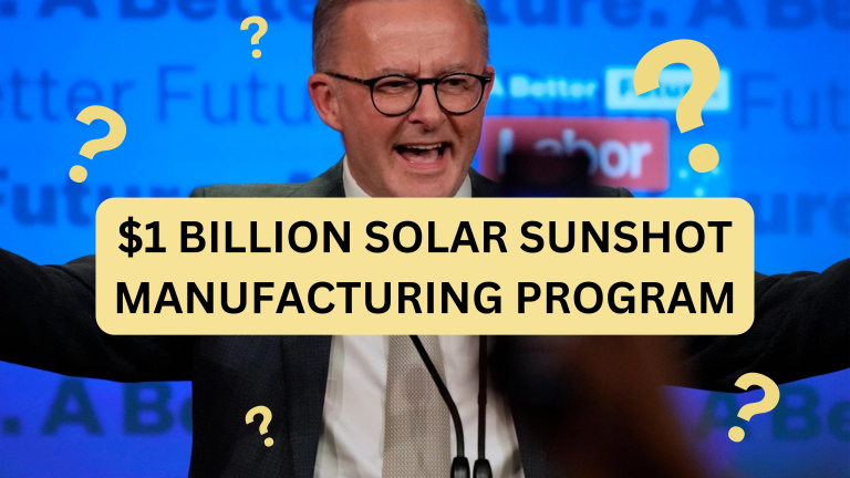 Albanese Government’s $1 Billion Investment in the Solar SunShot Program.