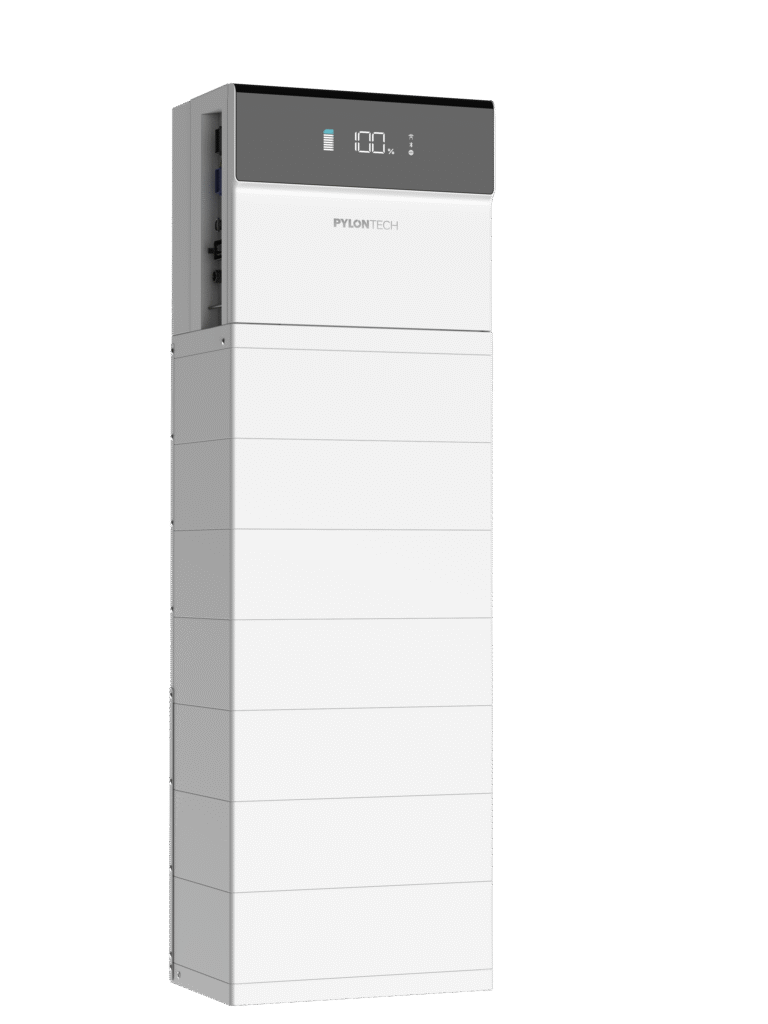 Pylontech 7 stackable modules in battery