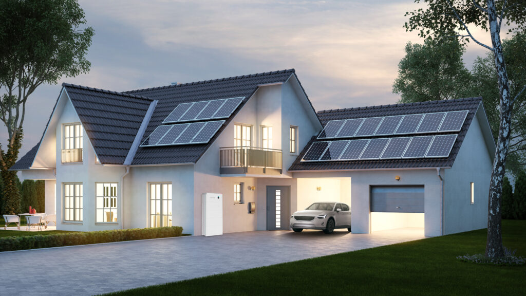 Outside Sigenergy Battery next to garage. Easily accesible